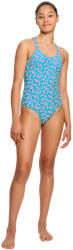 Modibodi Момичешки менструални бански костюм Modibodi Splice One Piece Super Wavy Blue еднократен Modibodi | Sin Mnogotsveten | Момичешки | 10-12 години