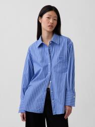 GAP Oversize поплинова риза с лого Big Shirt GAP GAP | Sin | ЖЕНИ | XS