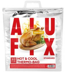 Alufix Újrafelhasználható Hűtőtáska Fogantyúval Fagyasztott Élelmiszerekhez és Italokhoz 47x47cm (thermo-torba)