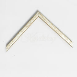 Keretshop 1, 4 cm Repedezett ezüst képkeret EGYEDI MÉRETBEN 30/36 (KS617494)