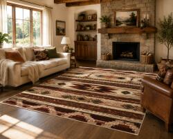 Delta Carpet Covor Clasic, Lotos 15080, Bej Grena, Diverse Dimensiuni (2211698926420) Covor