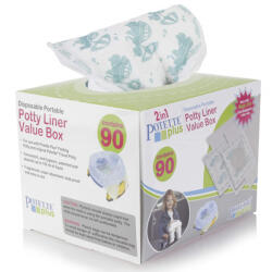 Potette Plus Potette Plus, Pungi biodegradabile pentru olita portabila, 90 buc/set