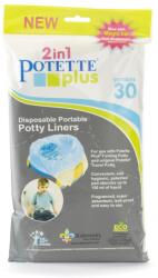 Potette Plus Potette Plus, Pungi biodegradabile pentru olita portabila, 30 buc/set (KDS216)