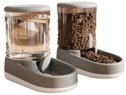 Yatrick Dispenser automat 2 în 1 pentru apă și mâncare câini și pisici, 3.8 L, nontoxic, dozare prin gravitație, ușor de curățat - Yatrick (5947226260106) Castron