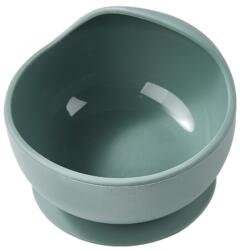 Yatrick Castron/bol antiderapant din silicon pentru animale - bol de apă/hrană caini și pisici, antistropire, cu ventuză, moale, durabil, silențios - culoare verde (5947226260113) Castron