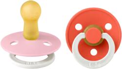 BIBS Set 2 suzete fosforescente BIBS Colour Glow Latex - Culori și mărimi variate (120478)