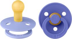 BIBS Set 2 suzete BIBS Colour Latex, tetină rotundă - Mărimi de la 0 la 18 luni (110472)