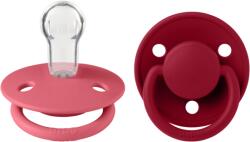 BIBS Set 2 suzete de lux din silicon BIBS - Tetină rotundă, modele variate (150221)