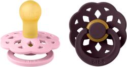 BIBS Set 2 suzete BIBS Boheme Latex, tetină rotundă - Culori și mărimi variate (230246)