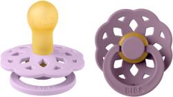 BIBS Set 2 suzete BIBS Boheme Latex, tetină rotundă - Mărimi de la 0 la 6 luni, culori variate (230134)