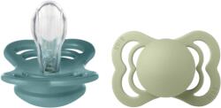 BIBS Set 2 suzete BIBS Supreme Silicon cu tetină simetrică - Culori și mărimi variate (160349)