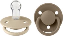 BIBS Set 2 suzete de lux din silicon BIBS - Tetină rotundă, modele variate (150210)