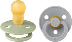 BIBS Set 2 suzete BIBS Colour Latex, tetină rotundă - Culori variate (130262)