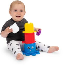 Baby Einstein Set de pahare senzoriale pentru stivuire și scurgere Baby Einstein, Ocean Explorers Opuss (13145)