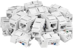 TRENDnet Set 25 buc. Keystone Jack Cat. 6 tool-less, alb - TRENDnet TC-K25C6-25buc (TC-K25C6-25buc)
