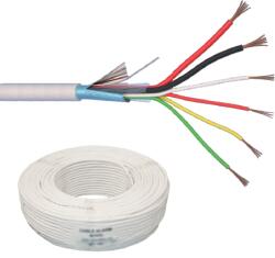 Elan Cablu de alarma 6 fire ecranate + alimentare 2x0.75, cupru integral, 100m 6CUEF+2x0.75 (6CUEF+2x0.75) - proton