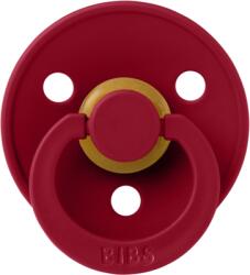 BIBS Suzetă BIBS Colour Latex, tetină rotundă, 0 luni, Ruby (100263C)