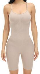 zenifique Lenjerie modelatoare tip body, efect de lifting al bustului si feselor, compresie abdominala, zenifique, bej (Marime: XXL) (ZEN-460_XXL_beige)