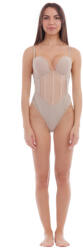 zenifique Body modelator cu sutien, modelare corporala, 4 tije flexibile pentru sustinere, cu deschidere in zona inghinala, zenifique, nude (Marime: L) (ZEN-524_L_nude)