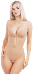 zenifique Body modelator fara spate, potrivit pentru rochii, efect de slabire, cu sutien, zenifique, nude (Marime: L) (ZEN-465_L_nude)