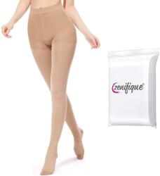 zenifique Ciorapi compresivi tip pantalon zenifique cu grad de compresie ridicat 23-32 mmHg, Imbunatatirea circulatiei si Prevenirea varicelor, Bej (Marime: M) (ZEN-578_M_beige)