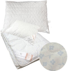 Billerbeck FANNI 3 részes nyári garnitúra 50% pamut huzatban bájos apró kék virágmintával 135x200/70x90/36x48 cm