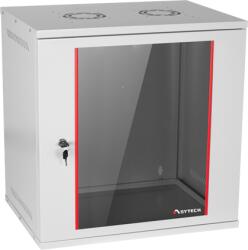 AsyTech Rack perete 12U 19'' 542X400, capacitate incarcare 50 kg, RAL7035 - ASYTECH Networking ASY-12U-5440SBW (ASY-12U-5440SBW) - proton