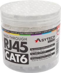 ASYTECH Networking Mufa RJ-45 UTP Cat. 6 EZ Passthrough (100 buc) RJ45-CAT6-EZ-JAR (RJ45-CAT6-EZ-JAR)