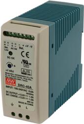 MEAN WELL Sursa de alimentare in comutatie, 13.8V / 2.9A, sina DIN, backup - MEAN WELL DRC-40A (DRC-40A)