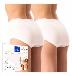 Key Női magas derekú pamut bugyi XXL 2pack bugyi Lpf 185 Key (majtki figi damskie z wysokim stanem)