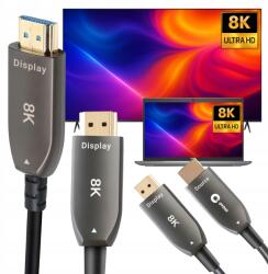 OVOLO Hdmi kábel Aoc 15m optikai 8K eARC Dolby Atmos házimozi Dts: x (HDMI amplituner soundbar audio tuner 1500cm)