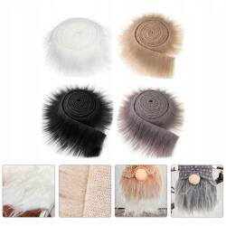  4PCS Műszőrme Craft Furry Diy kézzel készített (4X Faux Fur Wrążki)