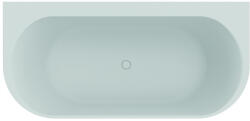 RIHO VALOR B2W matt fehér solid surface falhoz tolható kád 180x80 (B131001105)