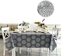 Ralex Pucioasa Fata de masa antimurdarire 140x180 cm, Hexagon Negru Ralex Pucioasa (500.101-91967) Fata de masa