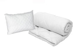 Ralex Pucioasa Pachet Primavara Toamna pat o persoana Pilota matlasata umplutura minet alergenic 140x210 cm, alba si 1 perna matlasata 50x70 cm (500.001)