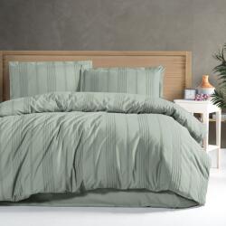 Clasy Lenjerie pat dublu Bumbac Ranforce Boutique 4 piese, cearsaf pat 240x260 cm, pilota 200x220 cm, 2 fete perne 50x70 cm, Clasy Verde ARAKIS V8 (300.290-arakis-v8) Lenjerie de pat