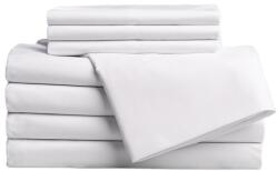 HomePuls Cearșaf de pat Percale LUX 100% Bumbac 220x240 cm Alb Opera (400.115)