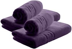Ralex Pucioasa Set 4 prosoape baie 70x140 cm si 50x90 cm Bumbac 100%, Greek Border 500 grame/mp, Lila (24.S-lila) Prosop