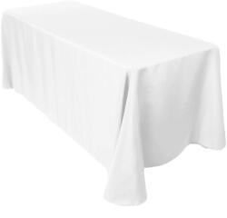 Ralex Pucioasa Fata de masa alba 140x180 cm, 50% Bumbac + 50% Poliester, tip eveniment Restaurant (500.117-1229) Fata de masa