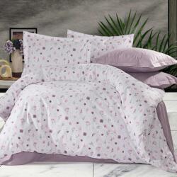 Ralex Pucioasa Lenjerie pat Ranforce Cotton Pro Bumbac 100%, King Size cu husa, 6 piese Flori Mov RCP45 (400.164-103772) Lenjerie de pat