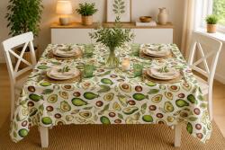 Ralex Pucioasa Față de masă Rotundă Ø 160 cm antimurdărire, Avocado (500.110-111321) Fata de masa