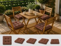Ralex Pucioasa Set 4 pernute scaun interior / exterior 40 x 40 x 7 cm, Dungi, Pucioasa (400.805-110890)