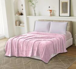 Ralex Pucioasa Patura Cocolino UNI pentru pat dublu 200x230 cm, model fluturi Roz Pucioasa (PCU-roz) Patura