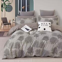 Ralex Pucioasa Lenjerie de pat o persoana Percale imprimat Bumbac 100% 3 piese cearsaf pat 160x240 cm, pilota 150x220 cm, fata perna 50x70 cm, Imprimeu Copaci (300.39-PRC75) Lenjerie de pat