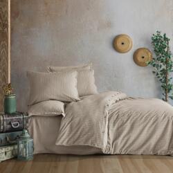 Clasy Lenjerie de pat dublu Bumbac Ranforce Boutique 4 piese, cearsaf pat 240x260 cm, pilota 200x220 cm, 2 fete perne 50x70 cm, Clasy Bej ARSIDA V6 (300.290-138589) Lenjerie de pat