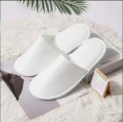 Ralex Pucioasa Papuci tip Hotel și SPA din frotir 60 grame/mp și talpă cauciuc 5 mm, de unică folosință CLEAN STEP C, Alb (400.911-101953)