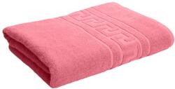 Ralex Pucioasa Prosop baie de corp 70x140 cm Bumbac 100%, Greek Border 500 grame/mp, Roz (100.279-roz) Prosop