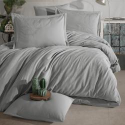 Clasy Lenjerie pat dublu Jacquard 100% Bumbac 6 piese, cearsaf pat 240x260 cm, pilota 200x220 cm, 2 fete perne 50x70 si 70x70 cm, Clasy, Gri MARLET V (300.255-marlet-v5) Lenjerie de pat
