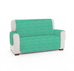Ralex Pucioasa Husă canapea 2 locuri tip cuvertură matlasată 130x205 cm cu laterale, reversibilă, Verde Mint Pucioasa (300.253-verde-mint)