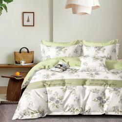 Ralex Pucioasa Lenjerie pat dublu extra large Percale imprimat Bumbac 100%, 6 piese, cearsaf pat 240x260 cm, pilota 200x230 cm, 2 fete perna 50x70 cm si 70x70 (300.13-PRC178) Lenjerie de pat